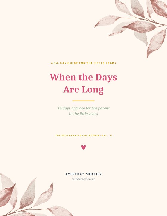 Cover of When the Days Are Long, a 14-day devotional guide